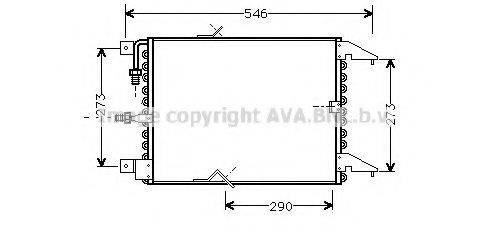 AVA QUALITY COOLING BW5174 Конденсатор, кондиціонер