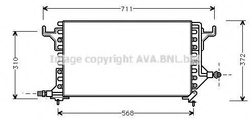 AVA QUALITY COOLING CN5069 Конденсатор, кондиціонер