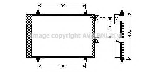 AVA QUALITY COOLING CN5241D Конденсатор, кондиціонер