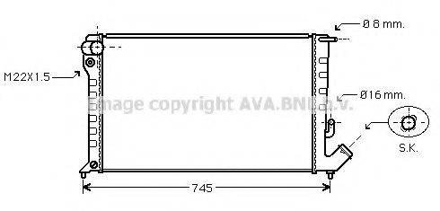 AVA QUALITY COOLING CNA2153 Радіатор, охолодження двигуна