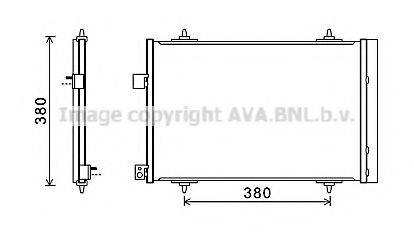 AVA QUALITY COOLING CNA5274D Конденсатор, кондиціонер