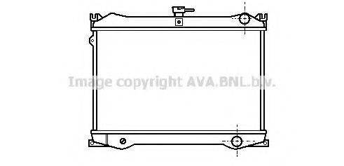 AVA QUALITY COOLING DN2043 Радіатор, охолодження двигуна