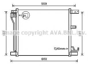 AVA QUALITY COOLING DNA5401 Конденсатор, кондиціонер