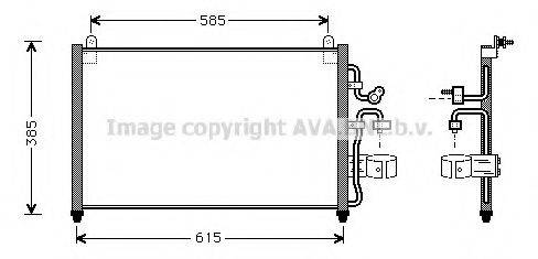 AVA QUALITY COOLING DW5013 Конденсатор, кондиціонер