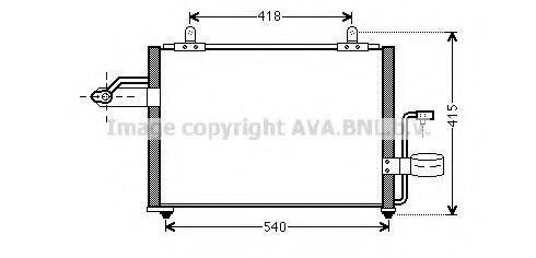 AVA QUALITY COOLING DW5084 Конденсатор, кондиціонер