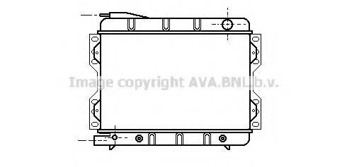 AVA QUALITY COOLING FD2029 Радіатор, охолодження двигуна