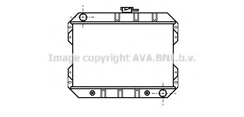 AVA QUALITY COOLING FD2055 Радіатор, охолодження двигуна