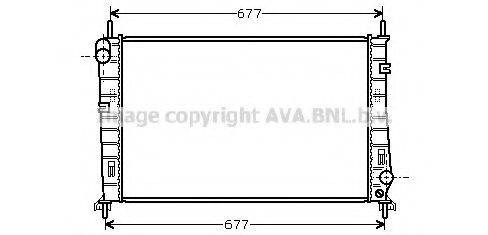 AVA QUALITY COOLING FD2165 Радіатор, охолодження двигуна