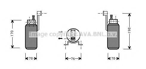 AVA QUALITY COOLING FDD296 Осушувач, кондиціонер