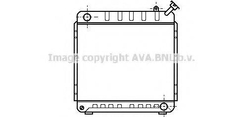 AVA QUALITY COOLING FT2032 Радіатор, охолодження двигуна