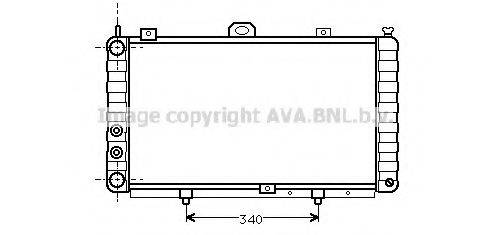 AVA QUALITY COOLING FT2079 Радіатор, охолодження двигуна