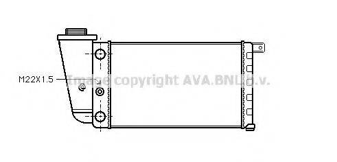 AVA QUALITY COOLING FT2097 Радіатор, охолодження двигуна