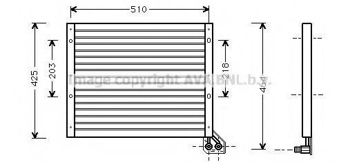 AVA QUALITY COOLING FT5156 Конденсатор, кондиціонер