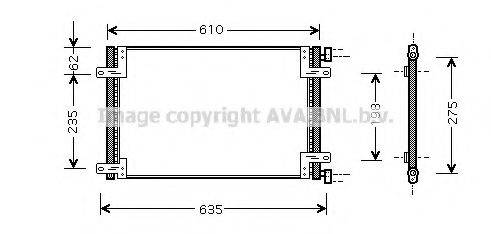 AVA QUALITY COOLING FT5255 Конденсатор, кондиціонер