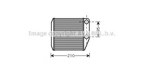 AVA QUALITY COOLING FT6313 Теплообмінник, опалення салону