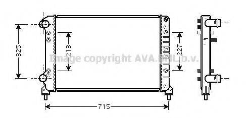 AVA QUALITY COOLING FTA2262 Радіатор, охолодження двигуна