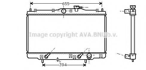 AVA QUALITY COOLING HD2071 Радіатор, охолодження двигуна