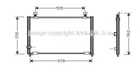 AVA QUALITY COOLING HD5108 Конденсатор, кондиціонер