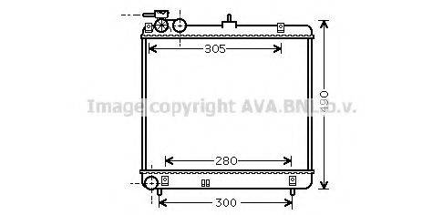 AVA QUALITY COOLING HY2192 Радіатор, охолодження двигуна