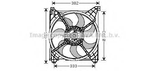 AVA QUALITY COOLING HY7508 Вентилятор, охолодження двигуна