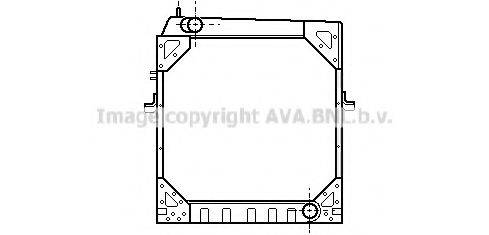 AVA QUALITY COOLING IV2011 Радіатор, охолодження двигуна