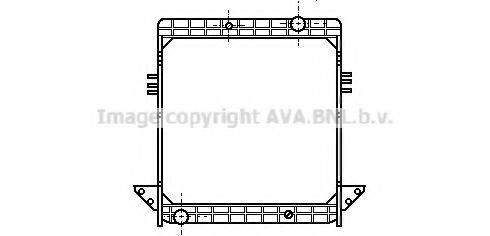 AVA QUALITY COOLING IV2025 Радіатор, охолодження двигуна