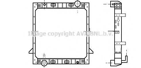 AVA QUALITY COOLING IV2060 Радіатор, охолодження двигуна