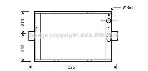 AVA QUALITY COOLING IV2062 Радіатор, охолодження двигуна