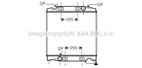 AVA QUALITY COOLING IV2068 Радіатор, охолодження двигуна