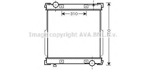 AVA QUALITY COOLING IV2088 Радіатор, охолодження двигуна