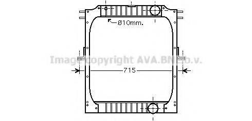 AVA QUALITY COOLING IV2094 Радіатор, охолодження двигуна