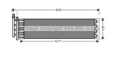 AVA QUALITY COOLING IV3053 масляний радіатор, моторне масло