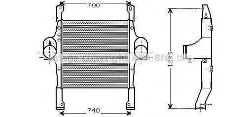 AVA QUALITY COOLING IV4067 Інтеркулер