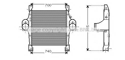 AVA QUALITY COOLING IV4069 Інтеркулер