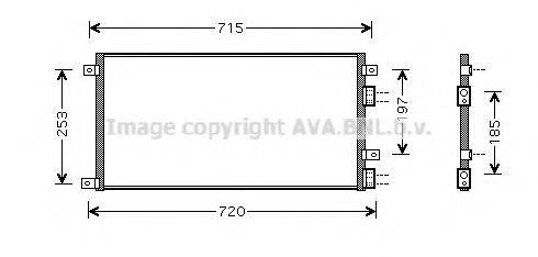 AVA QUALITY COOLING IV5058 Конденсатор, кондиціонер