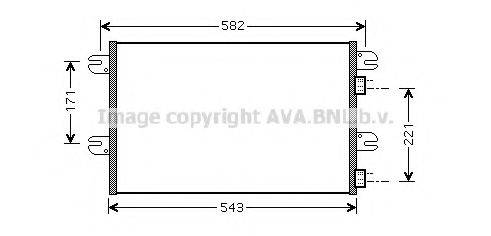 AVA QUALITY COOLING IV5063 Конденсатор, кондиціонер