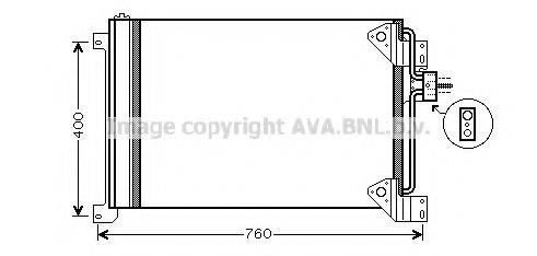 AVA QUALITY COOLING IV5081 Конденсатор, кондиціонер