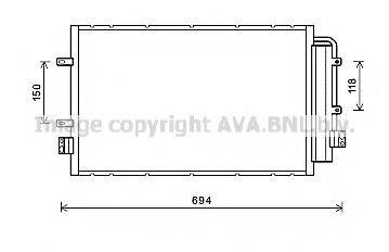 AVA QUALITY COOLING IV5127D Конденсатор, кондиціонер