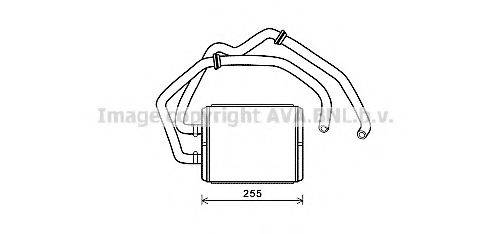 AVA QUALITY COOLING IV6104 Теплообмінник, опалення салону