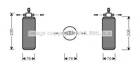 AVA QUALITY COOLING IVD051 Осушувач, кондиціонер