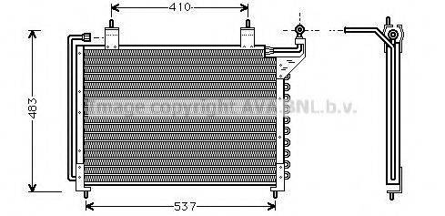 AVA QUALITY COOLING JR5013D Конденсатор, кондиціонер