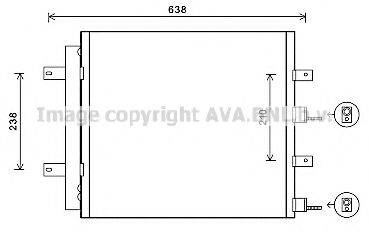 AVA QUALITY COOLING JR5051D Конденсатор, кондиціонер