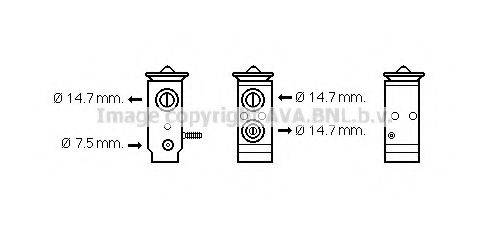 AVA QUALITY COOLING KA1187 Розширювальний клапан, кондиціонер