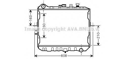 AVA QUALITY COOLING KA2115 Радіатор, охолодження двигуна