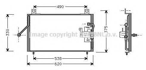 AVA QUALITY COOLING KA5003 Конденсатор, кондиціонер