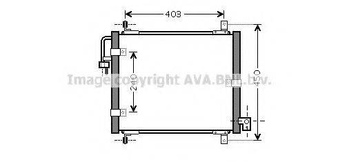 AVA QUALITY COOLING KA5101 Конденсатор, кондиціонер