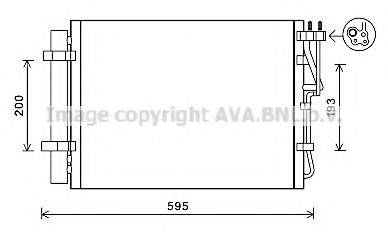 AVA QUALITY COOLING KA5198D Конденсатор, кондиціонер