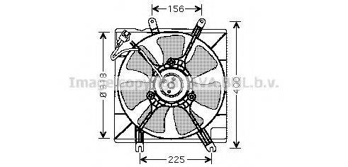 AVA QUALITY COOLING KA7501 Вентилятор, охолодження двигуна