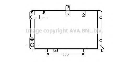 AVA QUALITY COOLING LC2003 Радіатор, охолодження двигуна