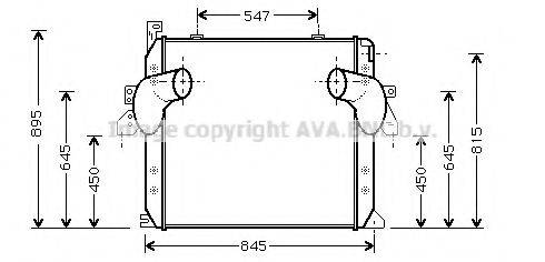 AVA QUALITY COOLING MEA4178 Інтеркулер